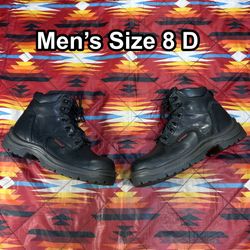 Red Wing 2234 Steel Toe Work Boots Black Leather Men’s Size 8 D ASTM F2413-18