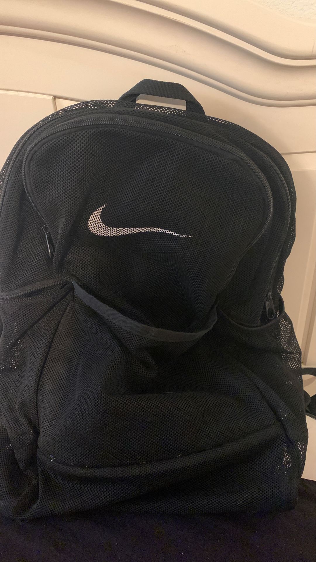 Selling this mesh nike backpack