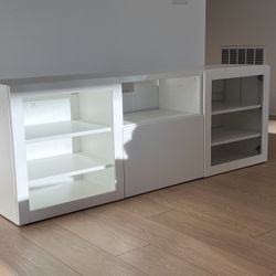 WHITE TV STAND