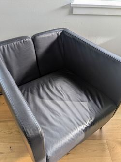 Set of Two Black Ekero Club Chairs