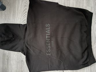 Black Essentials hoodie