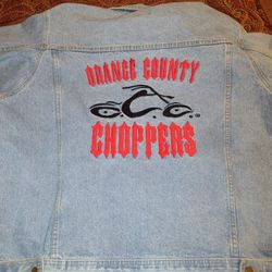 Jean Jacket , Orange County Choppers.