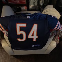 Vintage Reebok NFL Authentic Chicago Bears Brian Urlacher #54