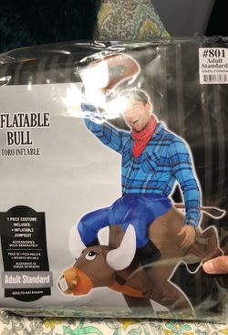Inflatable bull costume / Toro inflable disfraz