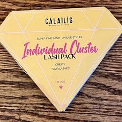 Calailis Individual Cluster Super Fine Lash Pack 12 pcs NWT