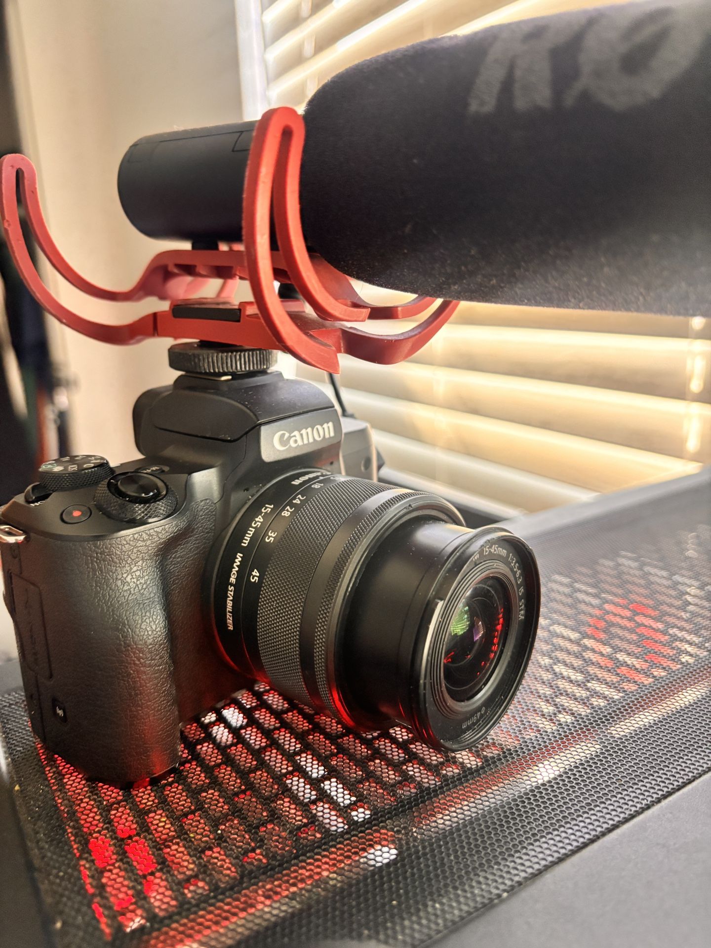 Canon M50 Mark II W/ Rode Mic