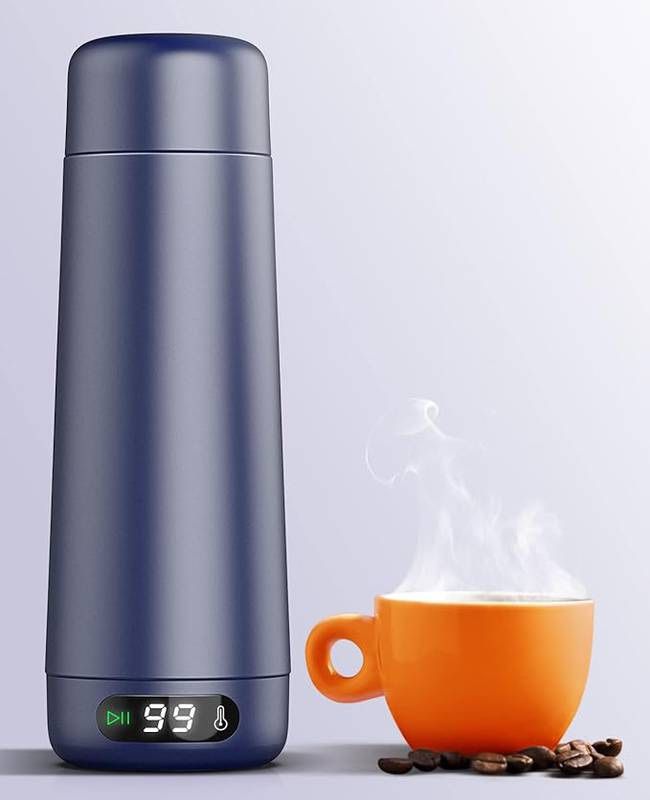 Nicewell Portable Electric Kettle 370ml | Dual Voltage | LED Display | Sealed