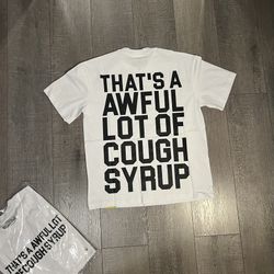 Cough Syrup White Tee Shirt 
