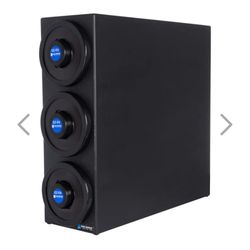 San Jamar C2903BK Cup Dispenser, Cabinet, (3) Compartment, All Cup Types