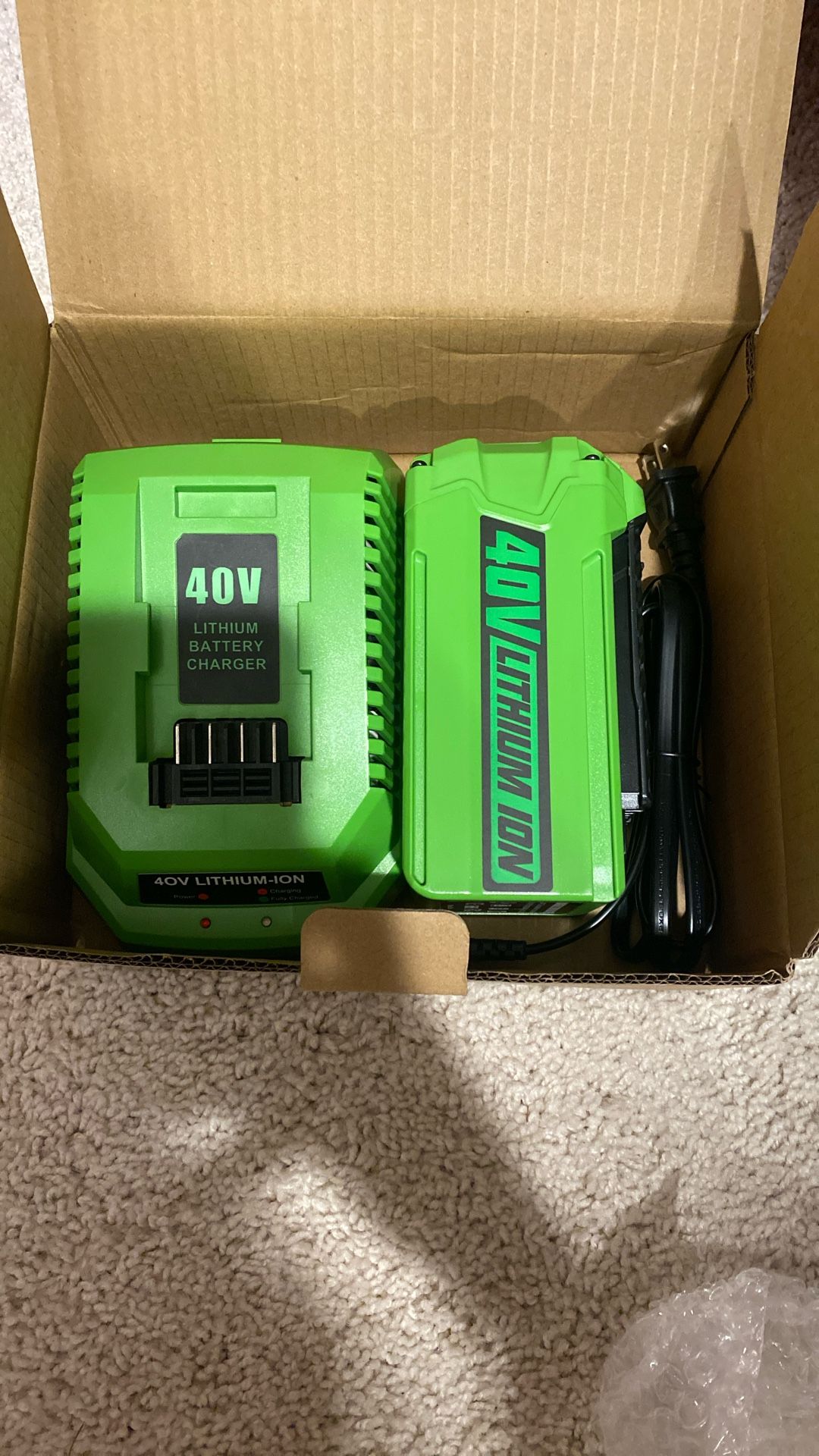 Lithium Battery Charger 40v