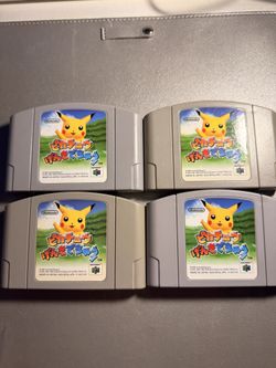 N64 Hey Pikachu Japanese Games Lot