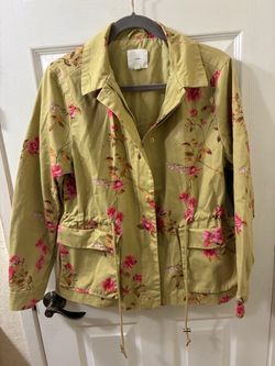 Floral Print Utility Jacket