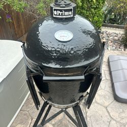 Primo Egg smoker Like Big Green Egg Except Made In The USA