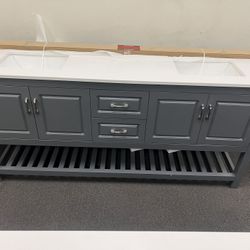 72 Inch Vanity With Quartz Top 