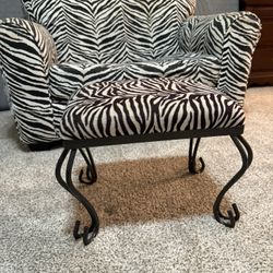 Small, cushioned, cloth stool | Price negotiable!!