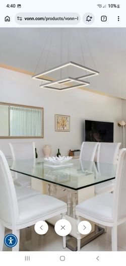 Vonn Modern LED Square Pendant Light