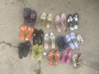 15 Pairs Shoes- Heels & Wedges