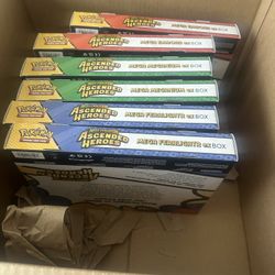 Lot of 6 Ascended Heroes Ex Boxes