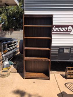 5 shelf book case