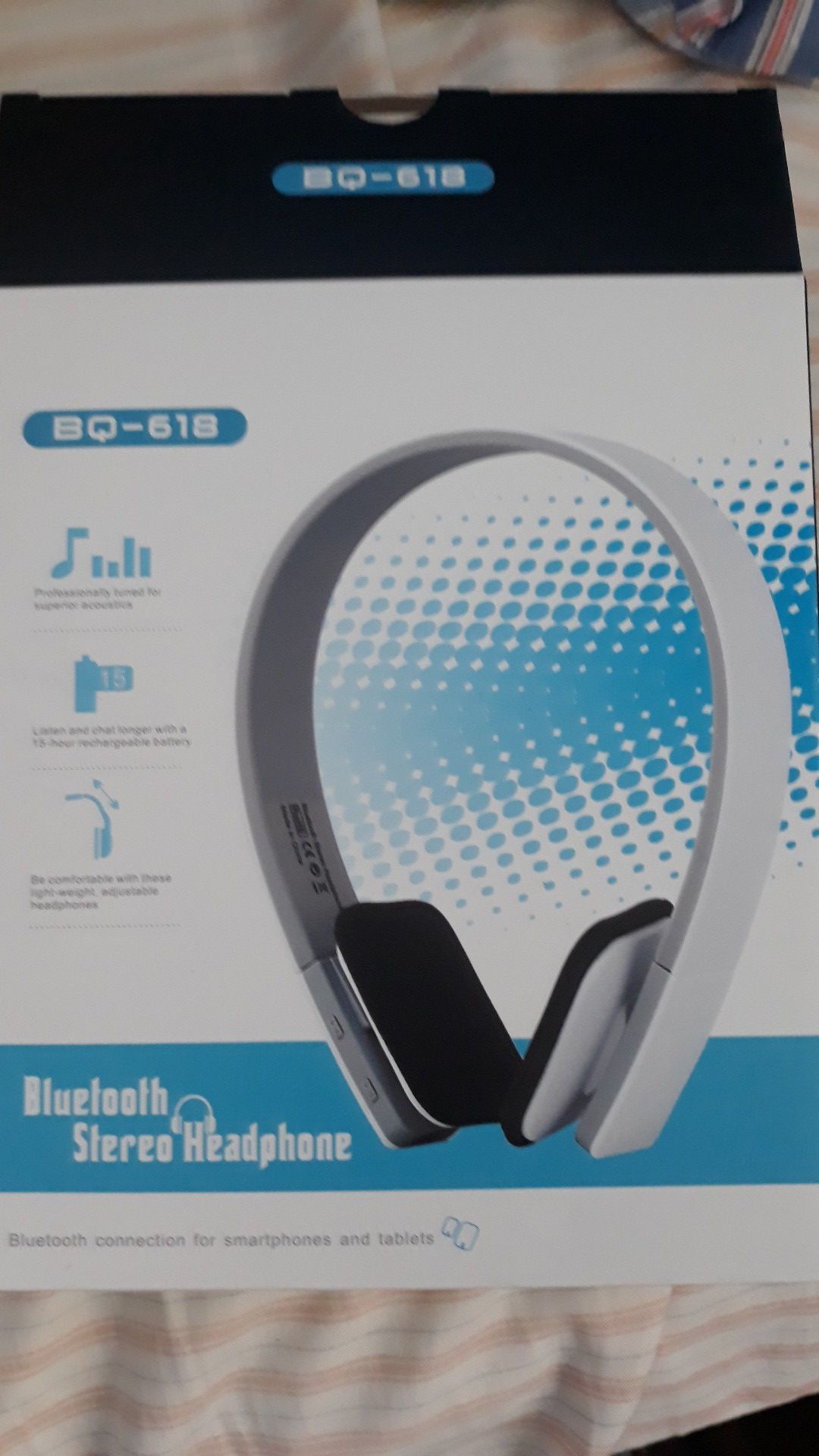 Bluetooth stereo noise cancelling headphones