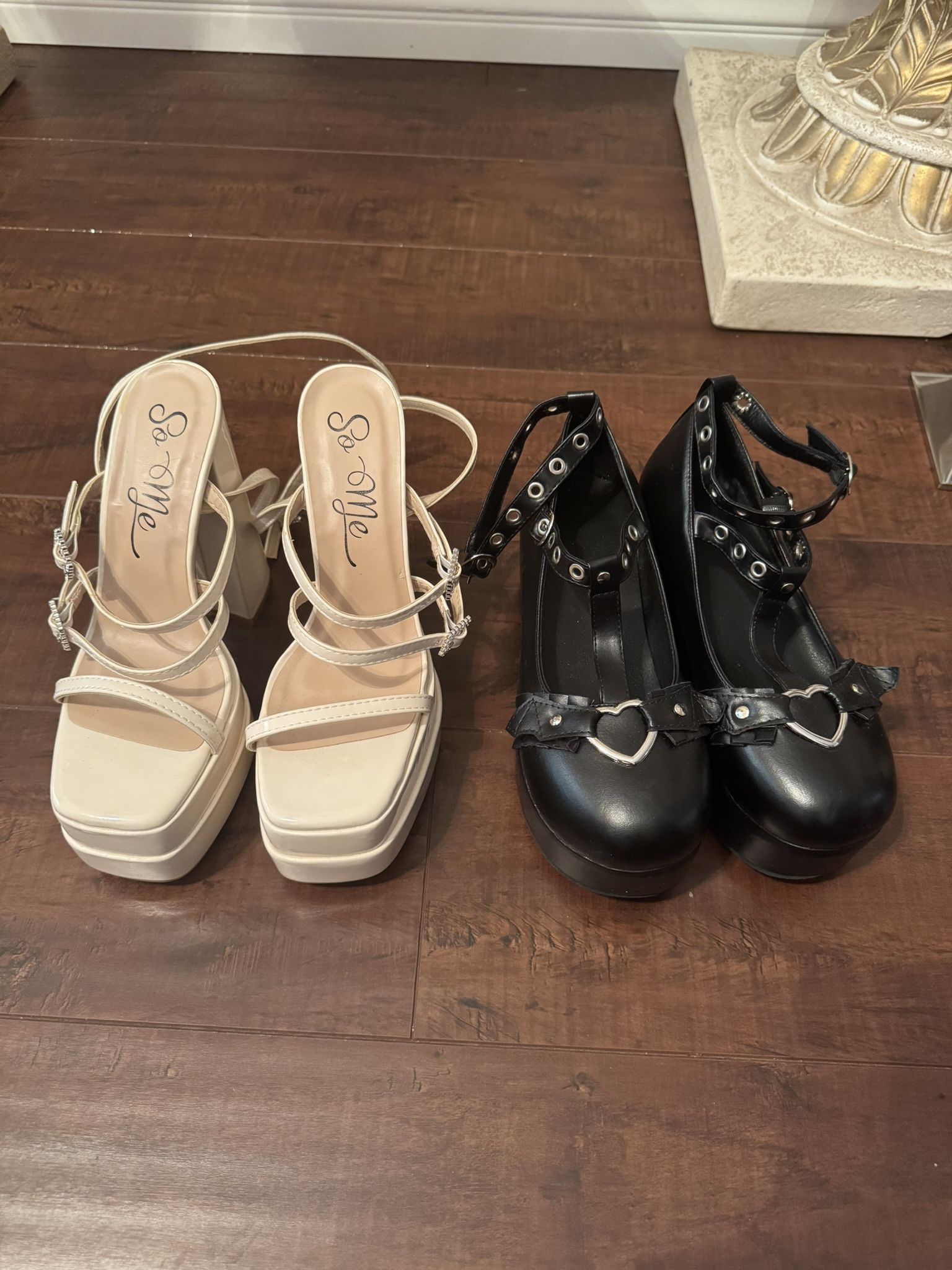 Bundle Women’s Platform Wedge Shoes Size 7 New