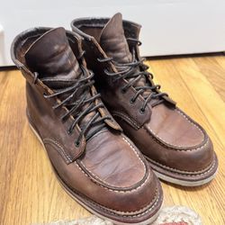 Red Wing Moc Toe Boot 9D Copper