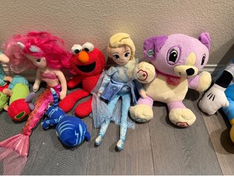 Disney, LeapFrog, Mickey, Frozen & Plush Toy Bundle – Working Electronics – $100 OBO
