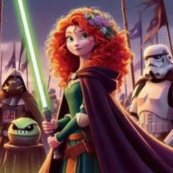 Merida Star War Disney 5D Diamond Painting 