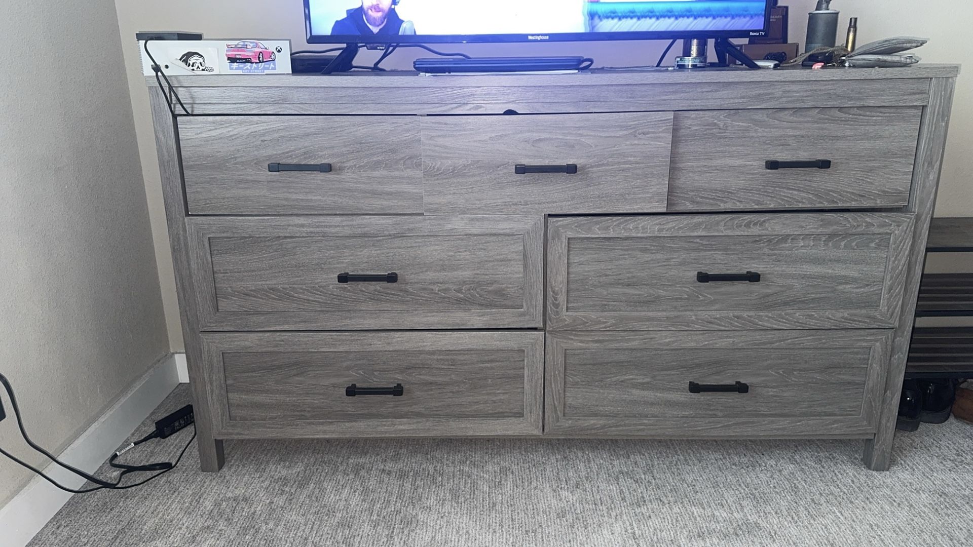 Furnitures , Dresser , Box Spring N Frame , Shoe Rack and desk