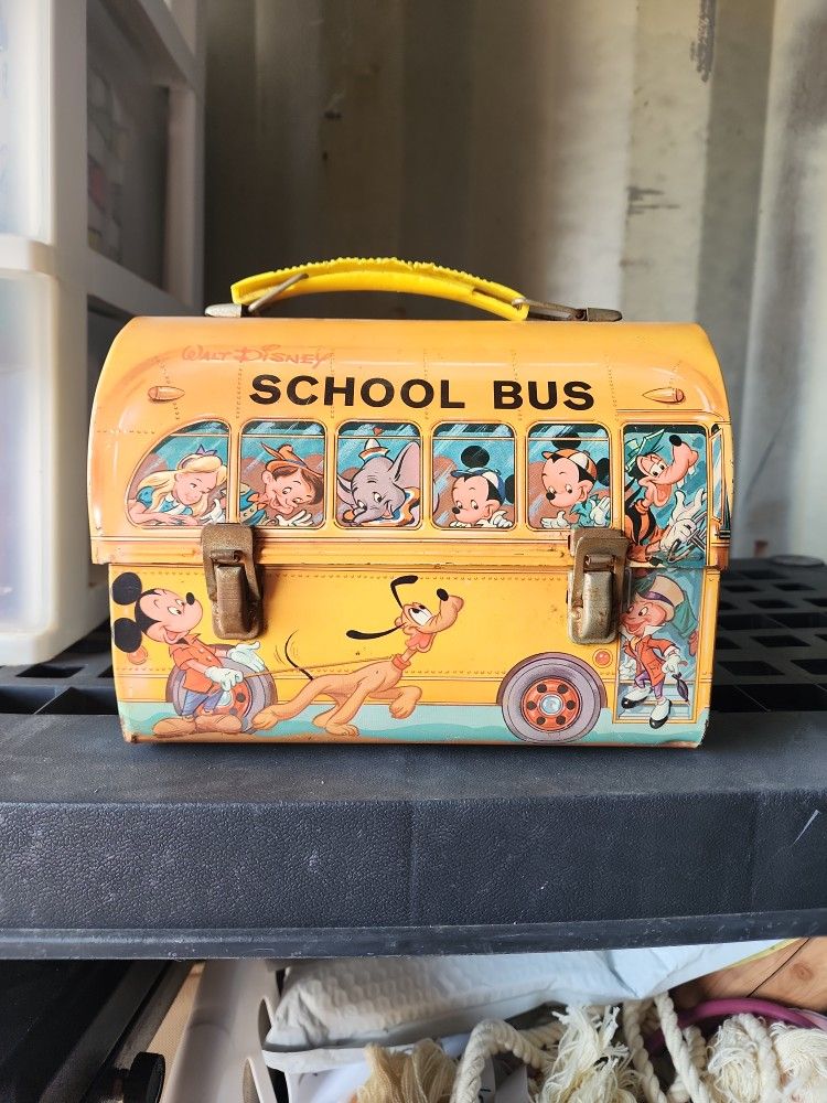 1960s Disney Metal Lunch Box