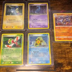 Pokémon TCG Lot Stamped Reverse Holo LP To Mint Ex Deoxys,Legend Maker,TR Return