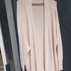 SARA XL BEIGE OPEN FRONT CARDIGAN CAMBODIA 
