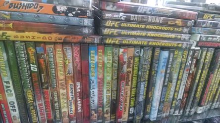 UFC Pride MMA DVDs new