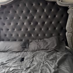 ASAP SELLING Queen Size Full Bed Set W Box Spring , 1 Night Stand 2 Dressers.