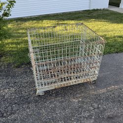 Steel storage bin
