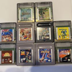 Set of 13 Disney games for GB, GBA, GBC