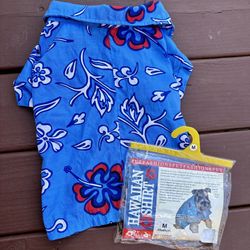 NEW Hawaiian Dog Shirt Costume