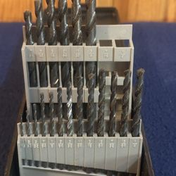 Sears Craftsman 21-piece High-Speed Steel (HSS) Drill Bit Set (Missing 2 Bits)