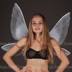 White Butterfly/Fairy Wings for Costume/Cosplay