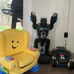 Fisher Price Kids Toddler Chair Batman Toys 