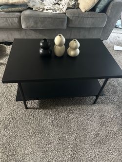 Black coffee table