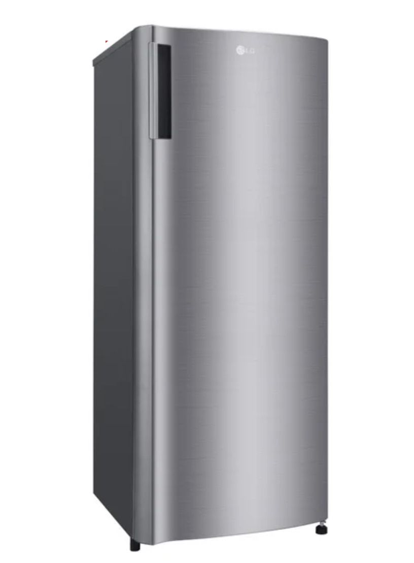 LG 6.0 cu. ft. Single Door Refrigerator with Inverter Compressor and Pocket Handle in Platinum Silver