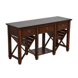 Wood console 