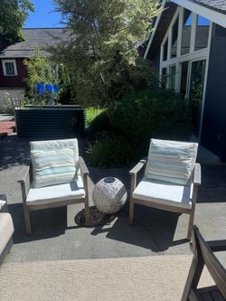 Two Outdoor Chairs