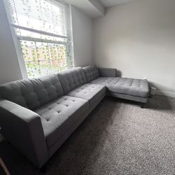 L-Shape Sofa With Ottoman