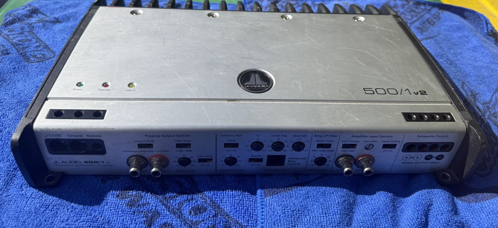 Jl Audio 500/1 V2 Amp