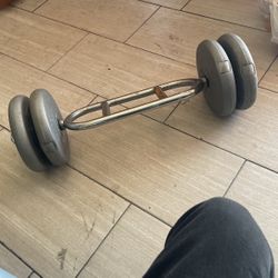 Weight Lift Bar W Weights $25