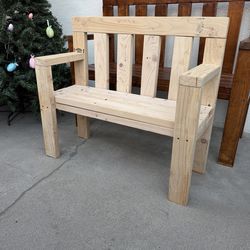 Custom Wooden Bench