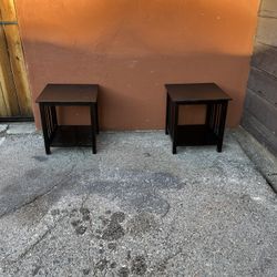 Prices for the pair matching two tier end tables