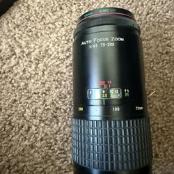 Minolta maximum lens